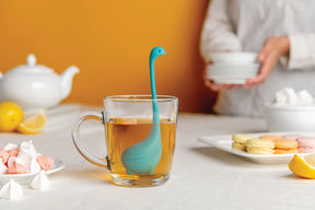 Baby Nessie Tea Infuser (Turquoise) for Hot or Iced Tea - Silicone