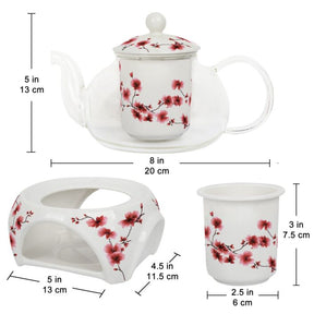 Petite Cherry Blossom Flowering Tea Gift Set