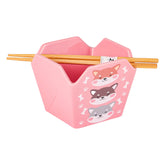 Takeout Box Serving Bowl with Chopsticks