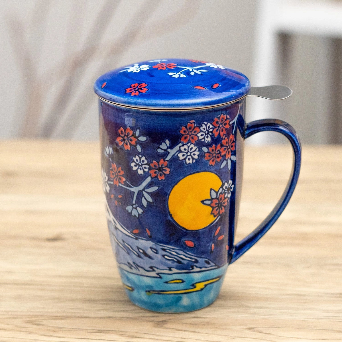 Fuji Mountain Mug with Infuser