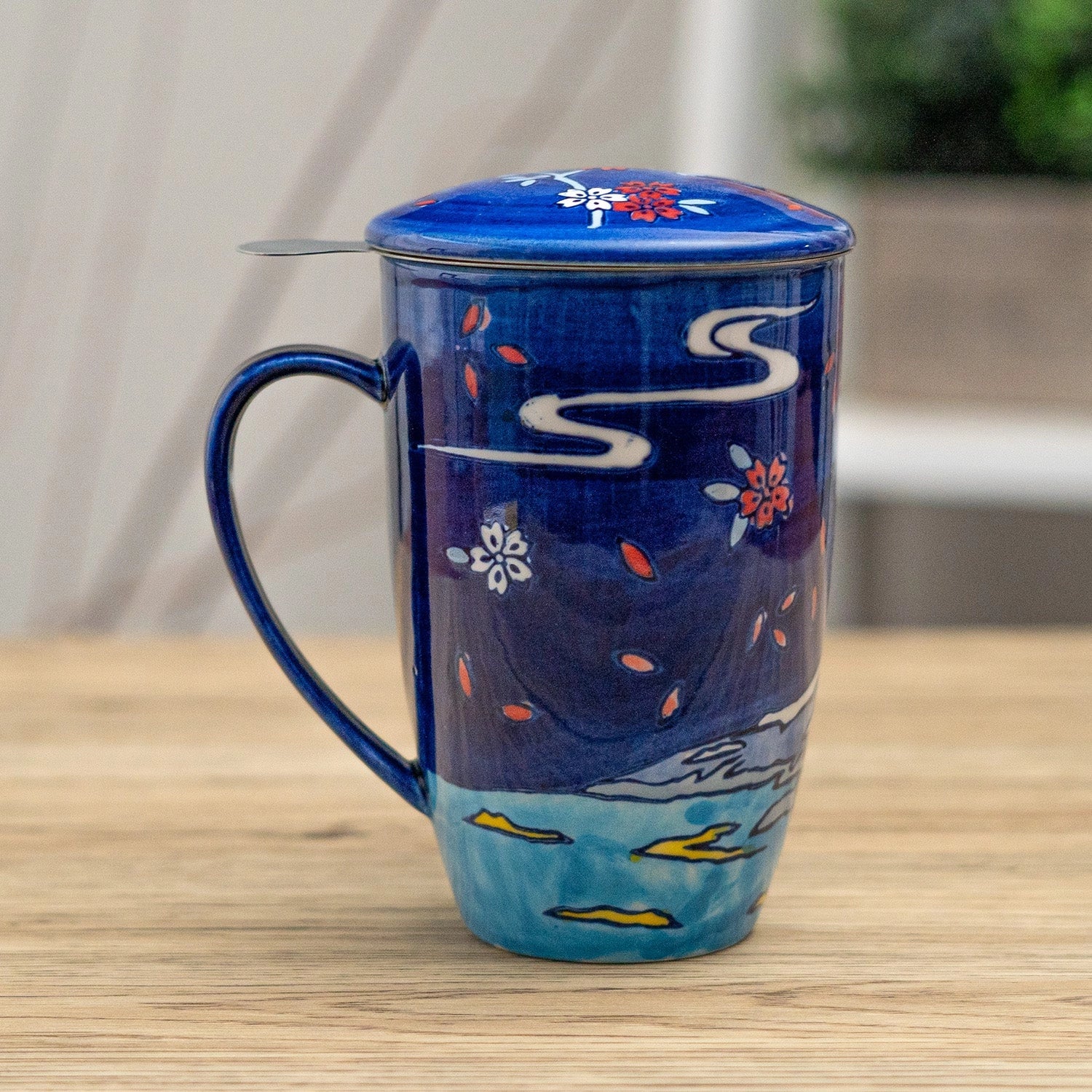 Fuji Mountain Mug with Infuser