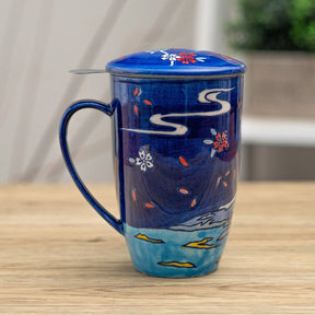 Fuji Mountain Mug with Infuser