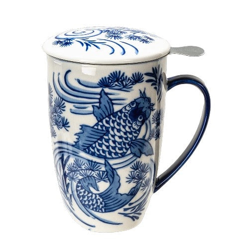 Koi Fish Mug with Infuser