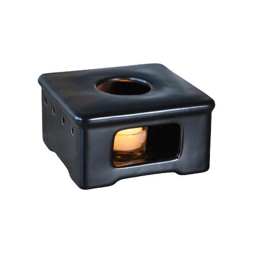 Black Ceramic Tea Pot Warmer