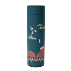 Teal Ornamental 17oz Vacuum Insulated Stainless Steel Tea Thermos