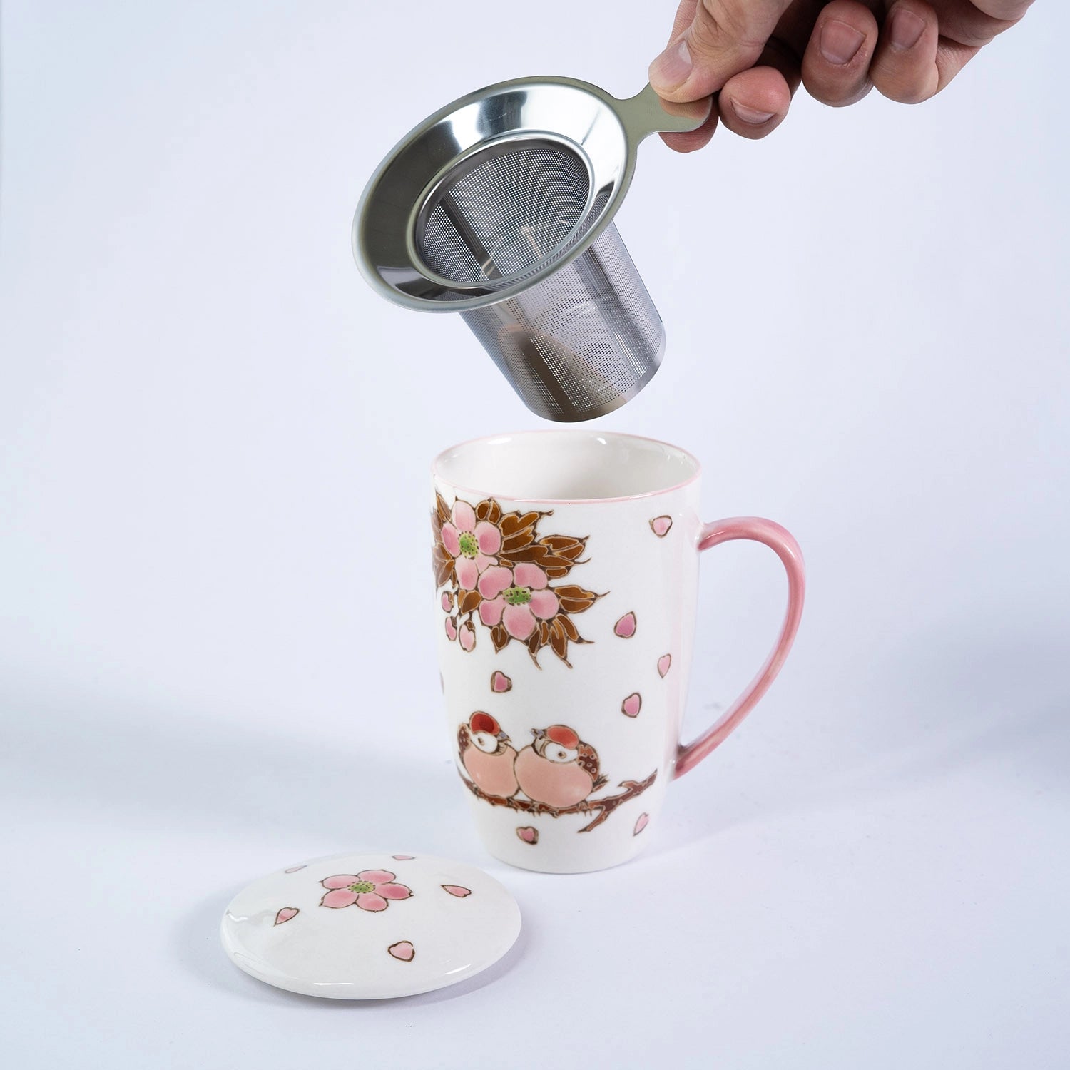 Taza Koi Roja con Infusor