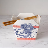 Takeout Box Serving Bowl with Chopsticks