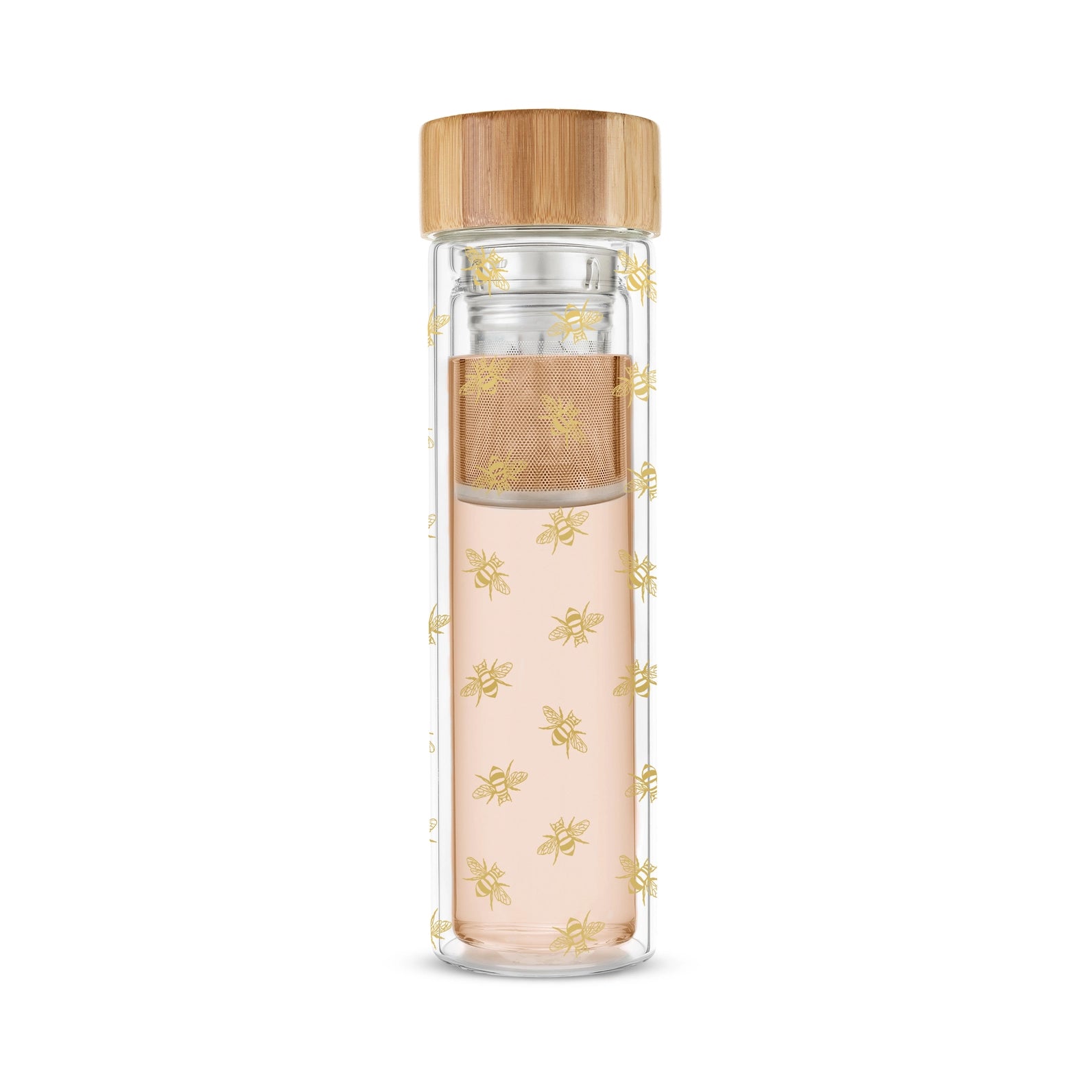 Glass Travel Mug w/ Tea Infuser