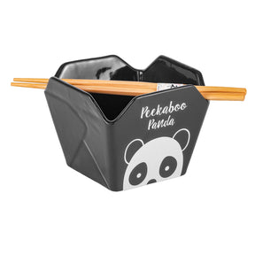 Takeout Box Serving Bowl with Chopsticks