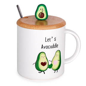 Avocado Mug with Spoon