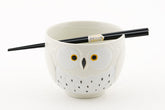 Owl Bowl w/Chopsticks