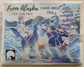 Postal de madera Té de 1000 millas para 2 personas