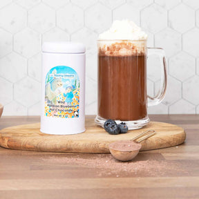 Wild Alaskan Blueberry Hot Chocolate | Wild Blueberries & Hot Cocoa | Sipping Steams Tea